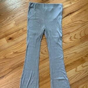 H&M’s Grey Pants/ Bodycon Flared stretchy Pants
